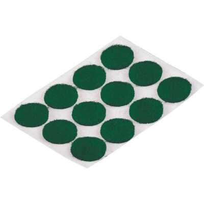 Do it 1/2 In. Green Round Felt Pad (24-Count)